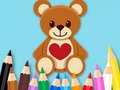 खेल Coloring Book: Toy Bear