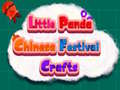 खेल Little Panda Chinese Festival Crafts