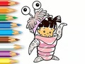 खेल Coloring Book: Monster Costume Girl