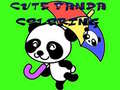 खेल Cute Panda Coloring