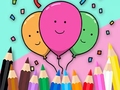 खेल Coloring Book: Celebrate-Balloons