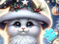 खेल Jigsaw Puzzle: Magic Cat