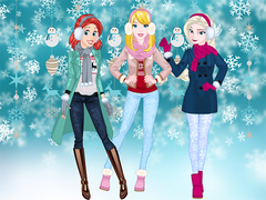 खेल Princesses Winter Spree