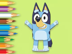 खेल Coloring Book: Happy Bluey