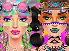 खेल Festival Vibes Makeup