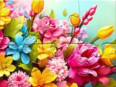 खेल Jigsaw Puzzle Flowers