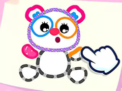 खेल Toddler Drawing: Little Bear