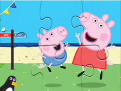 खेल Jigsaw Puzzle: Peppa Fun Day