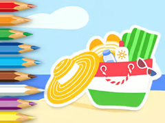 खेल Coloring Book: Summer Beach Gear