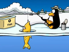 खेल Club Penguin: Ice Fishing