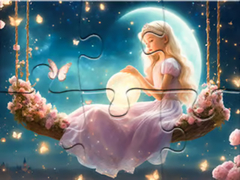 खेल Jigsaw Puzzle: Moon Fairy