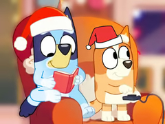 खेल Jigsaw Puzzle: Bluey Christmas Party