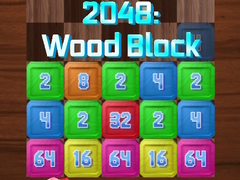 खेल 2048: Wood Block