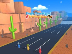 खेल Shape Transform: Shifting Rush