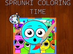 खेल Sprunki Coloring Time