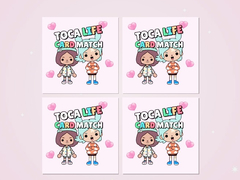 खेल Toca Life Memory Card Match