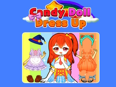 खेल Candy Doll Dress Up 