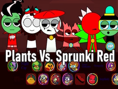 खेल Plants Vs. Sprunki Red