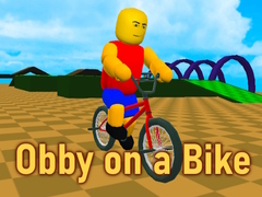 खेल Obby on a Bike
