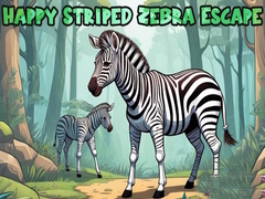 खेल Happy Striped Zebra Escape 
