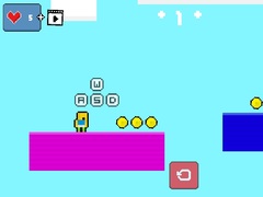 खेल 2d Obby Rainbow Parkour