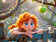 खेल Find The Differences: Green Apple