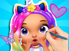 खेल Coloring Book: Fashion Barbie Princess