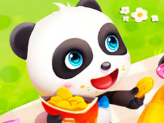 खेल Jigsaw Puzzle: Baby Panda Spring Picnic