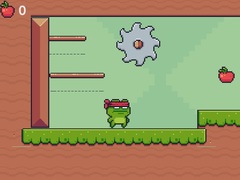 खेल Green Ninja Collects Apples