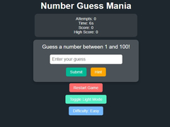 खेल Number Guess Mania