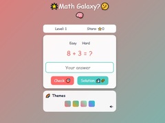 खेल Math Galaxy