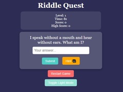 खेल Riddle Quest Brain Teaser
