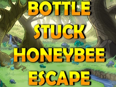 खेल Bottle Stuck Honeybee Escape
