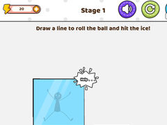 खेल Save The Stick Draw Line