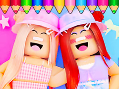 खेल Coloring Book: Roblox Bestie