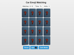 खेल Car Emoji Matching