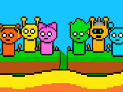 खेल Sprunki Lava Escape 2Player