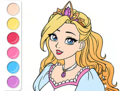 खेल Coloring Book: Princess Prom Dress