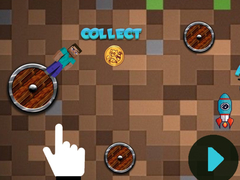 खेल Mineblock Rotate And Fly Adventure