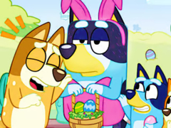 खेल Jigsaw Puzzle: Bluey Easter Dress Up
