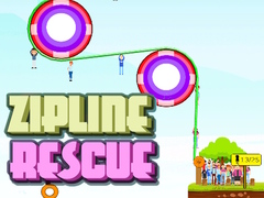 खेल Zipline People Rescue