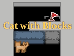खेल Cat with Blocks