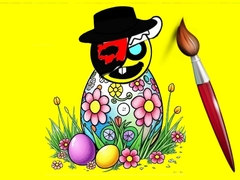 खेल Sprunki Easter Coloring
