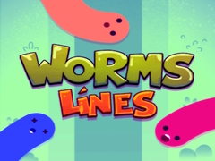 खेल Worms Lines