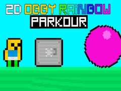 खेल 2D Obby Rainbow Parkour