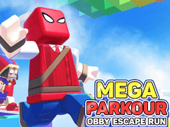 खेल Mega Parkour: Obby Escape Run