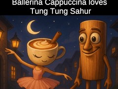 खेल Ballerina Cappuccina loves Tung Tung Sahur