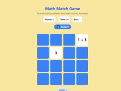 खेल Math Match Game