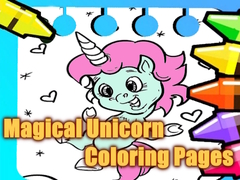 खेल Magical Unicorn Coloring Pages