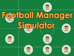 खेल Football Manager Simulator